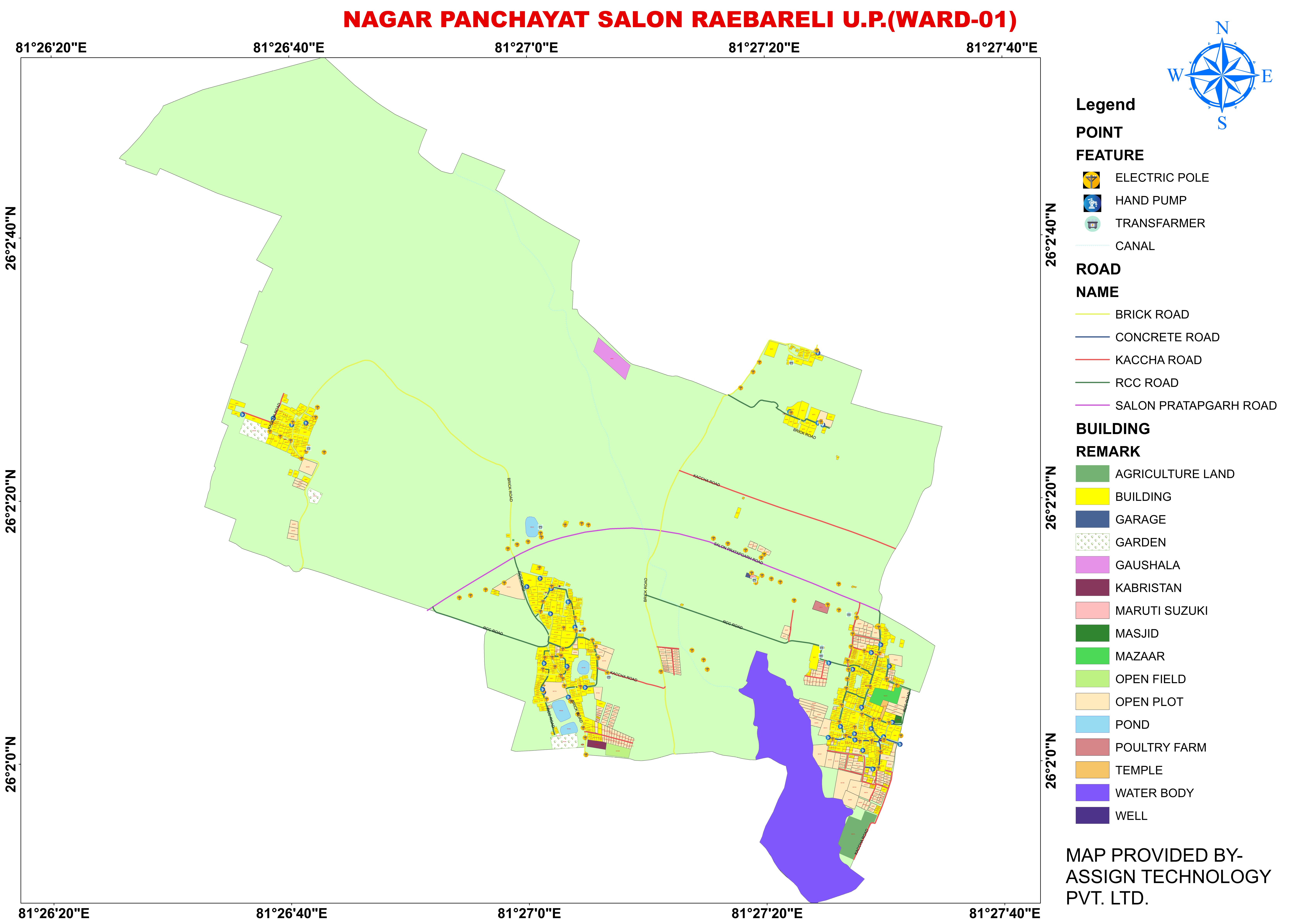 Map of Ward 1